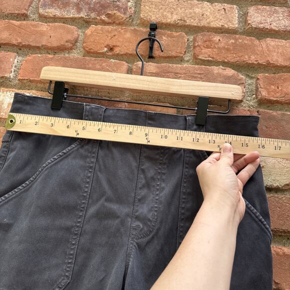 Spanx Pants Stretch Twill Cargo Jogger Pull On Size 1X Ankle Gray Slimming - Picture 8 of 10